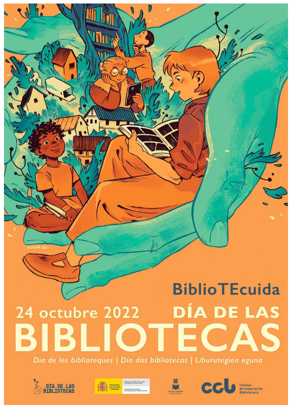 Imagen: Cartel Día de las Bibliotecas 2022