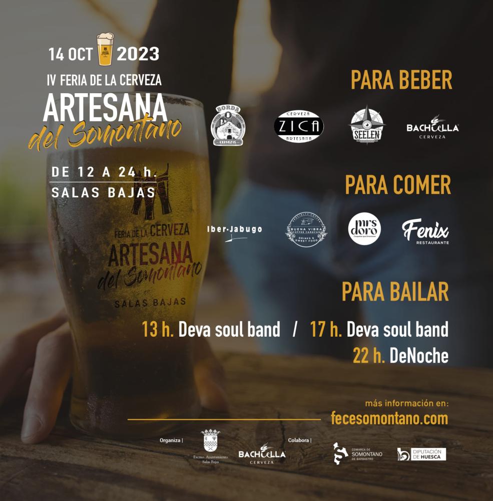 Imagen Cuenta atrás para una nueva edición de la Feria de la Cerveza Artesana del Somontano