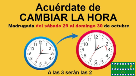 Imagen Cambio de horario