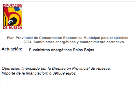 Imagen El Ayuntamiento recibe una subvención para suministros energéticos