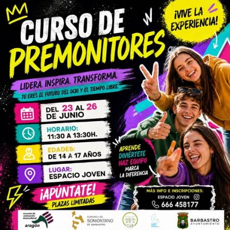 Curso de pre-monitor durante el verano