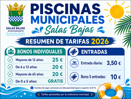Abiertas las piscinas municipales de Salas Bajas