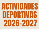 Publicado el programa de actividades deportivas para el curso 2026-2027