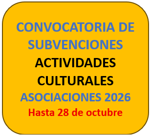 Convocatoria de subvenciones para Asociaciones