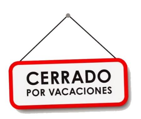 Imagen Oficinas Municipales cerradas por vacaciones. Del 25 al 29 de julio,...